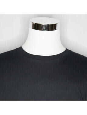 Men's CDLP Short Sleeve Black Crewneck Lyocell Pima T Shirt Sz XL